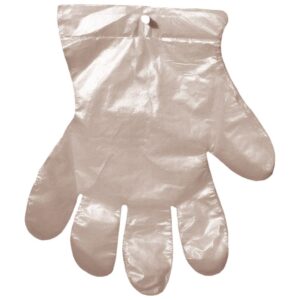 Rękawice jednorazowe foliowe zszyte 100 szt.