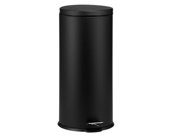 KOSZ PEDAŁOWY KLASIK, POJEMNOŚĆ 30 L, METALOWY, CZARNY MATOWY KOSZ PEDAŁOWY KLASIK, POJEMNOŚĆ 30 L, METALOWY, CZARNY MATOWY