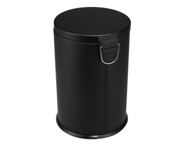 KOSZ PEDAŁOWY KLASIK, POJEMNOŚĆ 20 L, METALOWY, CZARNY MATOWY KOSZ PEDAŁOWY KLASIK, POJEMNOŚĆ 20 L, METALOWY, CZARNY MATOWY