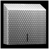 Pojemnik na ręczniki składane MERIDA INOX DESIGN MAXI - HONEYCOMB