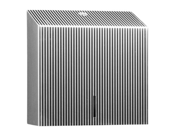 Pojemnik na ręczniki składane MERIDA INOX DESIGN MAXI - PINSTRIPE Pojemnik na ręczniki składane MERIDA INOX DESIGN MAXI - PINSTRIPE