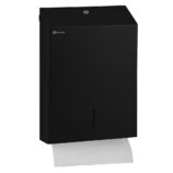 Pojemnik na ręczniki składane MERIDA STELLA SLIM BLACK LINE MAXI, czarny