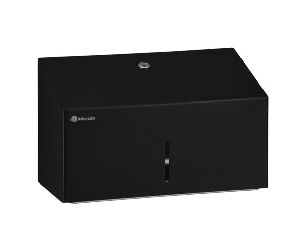 Pojemnik na ręczniki składane MERIDA STELLA BLACK LINE MINI, czarny Pojemnik na ręczniki składane MERIDA STELLA BLACK LINE MINI, czarny