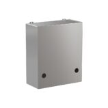 Wnękowy pojemnik na ręczniki składane montowany za lustrem, spód prosty, stal matowa