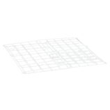 Kosz siatkowy stojący o poj. 47 l, wykonany z prętów powlekanych białym polietylenem