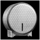 Pojemnik na papier toaletowy MERIDA INOX DESIGN MINI - HONEYCOMB