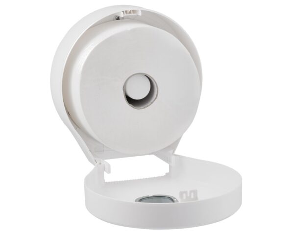 Pojemnik na papier toaletowy MERIDA ONE, tworzywo ABS, biały Pojemnik na papier toaletowy MERIDA ONE, tworzywo ABS, biały