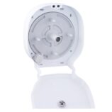 Pojemnik na cztery rolki na cztery rolki papieru toaletowego bez gilzy MERIDA HARMONY, tworzywo, biały transparentny