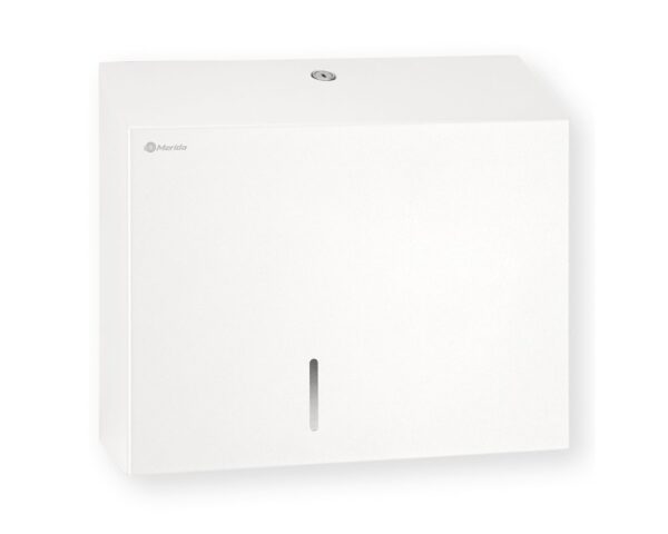 Pojemnik na papier toaletowy MERIDA STELLA WHITE LINE MAXI, średnica papieru do 23 cm, biały Pojemnik na papier toaletowy MERIDA STELLA WHITE LINE MAXI, średnica papieru do 23 cm, biały
