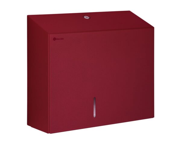 Pojemnik na papier toaletowy MERIDA STELLA RED LINE MAXI, średnica papieru do 23 cm, czerwony Pojemnik na papier toaletowy MERIDA STELLA RED LINE MAXI, średnica papieru do 23 cm, czerwony