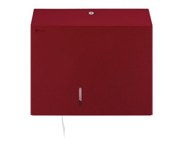 Pojemnik na papier toaletowy MERIDA STELLA RED LINE MAXI, średnica papieru do 23 cm, czerwony Pojemnik na papier toaletowy MERIDA STELLA RED LINE MAXI, średnica papieru do 23 cm, czerwony