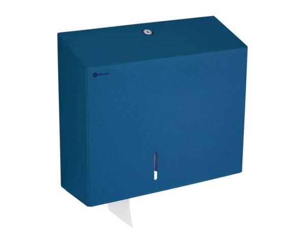 Pojemnik na papier toaletowy MERIDA STELLA BLUE LINE MAXI, średnica papieru do 23 cm, niebieski Pojemnik na papier toaletowy MERIDA STELLA BLUE LINE MAXI, średnica papieru do 23 cm, niebieski