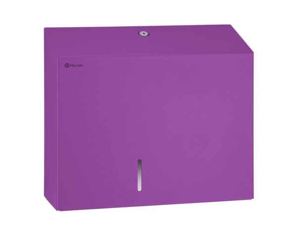 Pojemnik na papier toaletowy MERIDA STELLA VIOLET LINE MAXI, średnica papieru do 23 cm, fioletowy Pojemnik na papier toaletowy MERIDA STELLA VIOLET LINE MAXI, średnica papieru do 23 cm, fioletowy