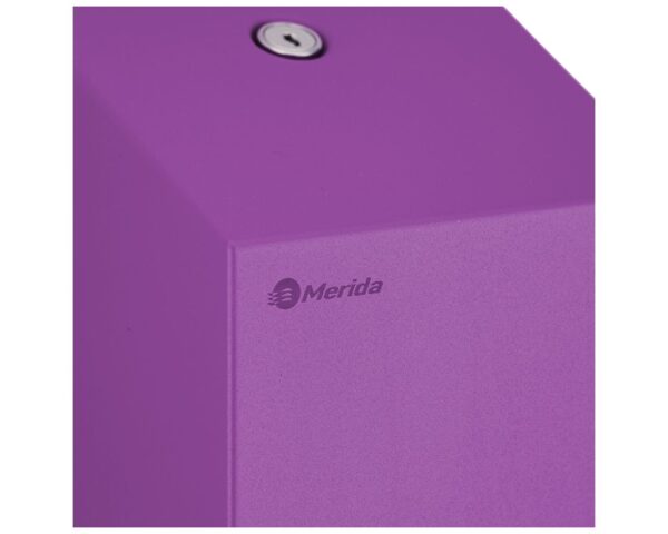 Pojemnik na papier toaletowy w listkach MERIDA STELLA VIOLET LINE, pojemność do 450 szt., fioletowy Pojemnik na papier toaletowy w listkach MERIDA STELLA VIOLET LINE, pojemność do 450 szt., fioletowy