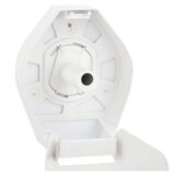 Pojemnik na papier toaletowy MERIDA TOP MINI, tworzywo ABS, biały, okienko szare