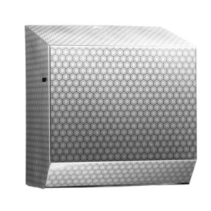 Mechaniczny podajnik ręczników papierowych w rolach MERIDA INOX DESIGN MAXI - HONEYCOMB