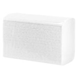 Ręczniki papierowe MERIDA TOP SLIM, białe, jednowarstwowe, 3000 szt., ECOLABEL