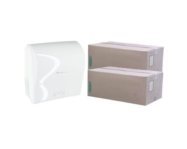 Podajnik ręczników MERIDA SOLID za 100 zł netto przy zakupie 2 kartonów ręczników MERIDA CLASSIC AUTOMATIC RAB301 Podajnik ręczników MERIDA SOLID za 100 zł netto przy zakupie 2 kartonów ręczników MERIDA CLASSIC AUTOMATIC RAB301