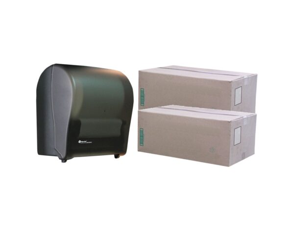 Podajnik ręczników MERIDA SOLID za 100 zł netto przy zakupie 2 kartonów ręczników AUTOMATIC RAB301 Podajnik ręczników MERIDA SOLID za 100 zł netto przy zakupie 2 kartonów ręczników AUTOMATIC RAB301