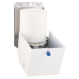 Pojemnik na ręczniki papierowe w rolach MERIDA STELLA WHITE LINE MAXI, biały