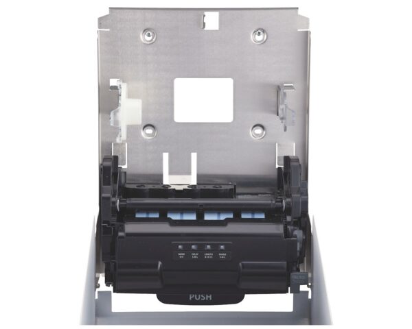 Automatyczny bezdotykowy podajnik ręczników papierowych w rolach MERIDA STELLA WHITE LINE AUTOMATIC MAXI, biały Automatyczny bezdotykowy podajnik ręczników papierowych w rolach MERIDA STELLA WHITE LINE AUTOMATIC MAXI, biały