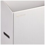 Pojemnik na ręczniki papierowe w rolach MERIDA STELLA MAXI, stal matowa