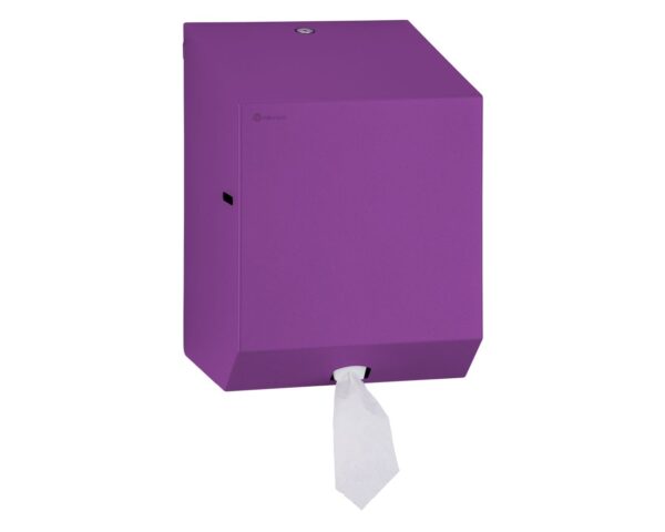 Pojemnik na ręczniki papierowe w rolach MERIDA STELLA VIOLET LINE MAXI, fioletowy Pojemnik na ręczniki papierowe w rolach MERIDA STELLA VIOLET LINE MAXI, fioletowy