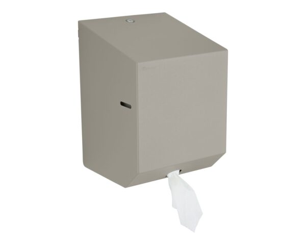 Pojemnik na ręczniki papierowe w rolach MERIDA STELLA STONE GREY LINE MAXI, szary kamienny Pojemnik na ręczniki papierowe w rolach MERIDA STELLA STONE GREY LINE MAXI, szary kamienny