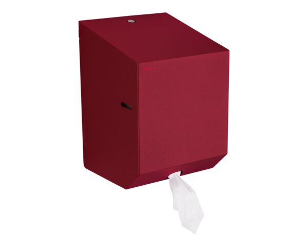 Pojemnik na ręczniki papierowe w rolach MERIDA STELLA RED LINE MAXI, czerwony Pojemnik na ręczniki papierowe w rolach MERIDA STELLA RED LINE MAXI, czerwony