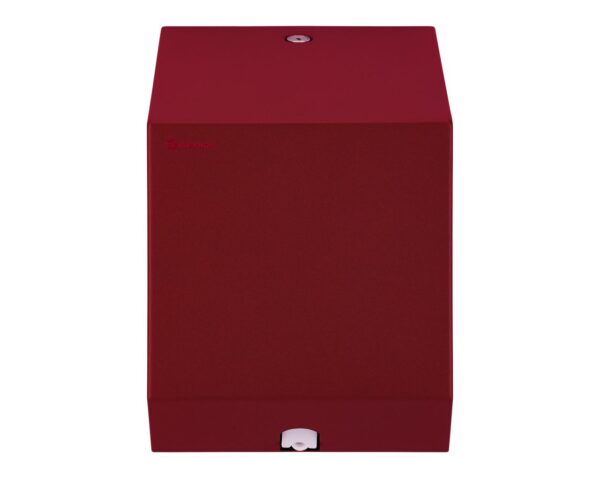 Pojemnik na ręczniki papierowe w rolach lub papier toaletowy w systemie listkowym MERIDA STELLA RED LINE MINI, czerwony Pojemnik na ręczniki papierowe w rolach lub papier toaletowy w systemie listkowym MERIDA STELLA RED LINE MINI, czerwony