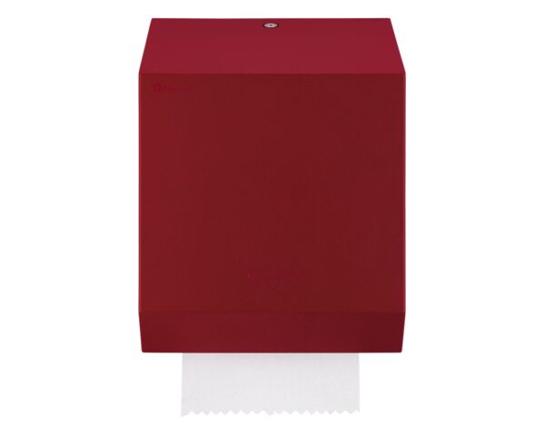 Mechaniczny podajnik ręczników papierowych w rolach MERIDA STELLA RED LINE, czerwony Mechaniczny podajnik ręczników papierowych w rolach MERIDA STELLA RED LINE, czerwony