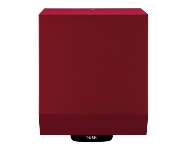 Mechaniczny podajnik ręczników papierowych w rolach MERIDA STELLA RED LINE, czerwony Mechaniczny podajnik ręczników papierowych w rolach MERIDA STELLA RED LINE, czerwony