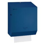 Mechaniczny podajnik ręczników papierowych w rolach MERIDA STELLA BLUE LINE, niebieski