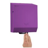 Mechaniczny podajnik ręczników papierowych w rolach MERIDA STELLA VIOLET LINE, fioletowy