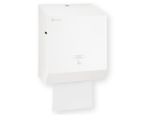 Automatyczny bezdotykowy podajnik ręczników papierowych w rolach MERIDA STELLA WHITE LINE AUTOMATIC MAXI, biały Automatyczny bezdotykowy podajnik ręczników papierowych w rolach MERIDA STELLA WHITE LINE AUTOMATIC MAXI, biały