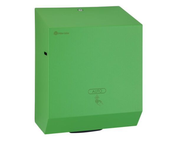 Automatyczny bezdotykowy podajnik ręczników papierowych w rolach MERIDA STELLA GREEN LINE AUTOMATIC MAXI, zielony Automatyczny bezdotykowy podajnik ręczników papierowych w rolach MERIDA STELLA GREEN LINE AUTOMATIC MAXI, zielony