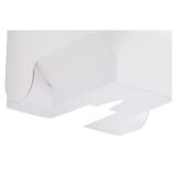 Pojemnik na ręczniki papierowe w rolach MERIDA TOP MAXI, tworzywo ABS, biały, okienko szare