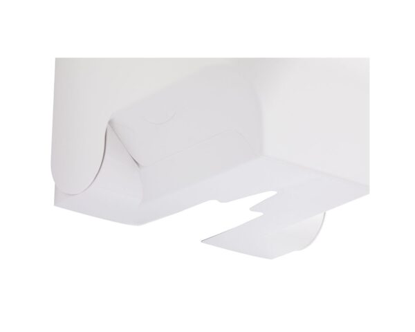 Pojemnik na ręczniki papierowe w rolach MERIDA TOP MAXI, tworzywo ABS, biały, okienko szare Pojemnik na ręczniki papierowe w rolach MERIDA TOP MAXI, tworzywo ABS, biały, okienko szare