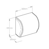 Mechaniczny podajnik ręczników MERIDA UNIQUE LUX CUT SCANDINAVIAN SPARK LINE