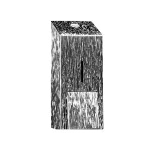 Dozownik mydła w pianie na jednorazowe wkłady z pompką spieniającą MERIDA INOX DESIGN MAXI - ICICLE