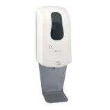 Bezdotykowy automatyczny dozownik mydła w płynie MERIDA ONE, pojemność zbiornika 1000 ml, tworzywo ABS, biały