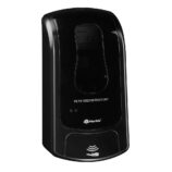 Bezdotykowy automatyczny dozownik płynu dezynfekcyjnego w sprayu MERIDA ONE na jednorazowe wkłady 1000 ml, tworzywo ABS, czarny