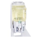 Bezdotykowy automatyczny dozownik mydła w pianie MERIDA HARMONY na jednorazowe wkłady 800 ml, tworzywo, biały transparentny