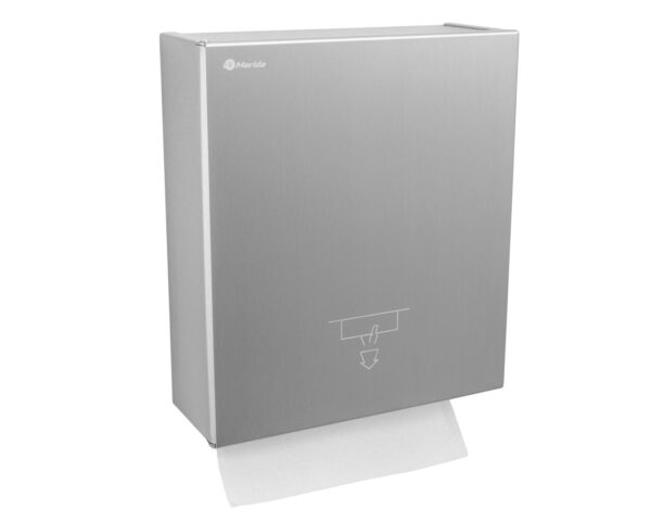 Podszafkowy pojemnik na ręczniki składane MERIDA STELLA SLIM MAXI, stal matowa Podszafkowy pojemnik na ręczniki składane MERIDA STELLA SLIM MAXI, stal matowa