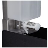 Dozownik mydła w płynie MERIDA STELLA BLACK LINE MAXI, pojemność zbiornika 800 ml, czarny