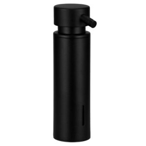 Dozownik mydła w płynie mocowany do blatu MERIDA STELLA BLACK LINE, pojemność zbiornika 300 ml, czarny