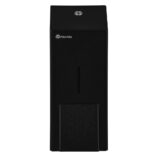 Dozownik mydła w płynie MERIDA STELLA BLACK LINE MAXI, pojemność zbiornika 800 ml, czarny