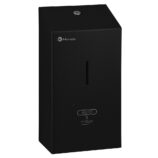 Bezdotykowy automatyczny dozownik mydła w pianie MERIDA STELLA AUTOMATIC BLACK LINE na jednorazowe wkłady 1000 g, czarny