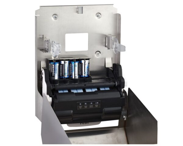 Automatyczny bezdotykowy podajnik ręczników papierowych w rolach MERIDA STELLA Anti-FingerPrint AUTOMATIC MAXI, stal matowa z powłoką AFP Automatyczny bezdotykowy podajnik ręczników papierowych w rolach MERIDA STELLA Anti-FingerPrint AUTOMATIC MAXI, stal matowa z powłoką AFP