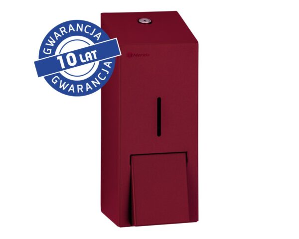 Dozownik mydła w pianie MERIDA STELLA RED LINE MAXI na jednorazowe wkłady 700 g, czerwony Dozownik mydła w pianie MERIDA STELLA RED LINE MAXI na jednorazowe wkłady 700 g, czerwony